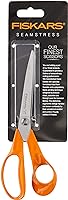 Fiskars 01-005437 Heritage Seamstress Scissors, 8 Inch, Stainless Steel, Orange and White